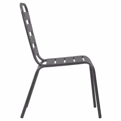 VidaXL 44257 chaise d'extérieur Terrace Acier Gris - Vue supplémentaire 4