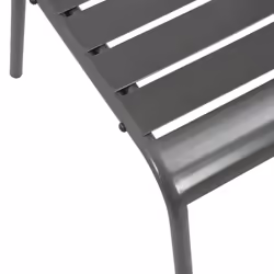 VidaXL 44257 chaise d'extérieur Terrace Acier Gris - Vue supplémentaire 6