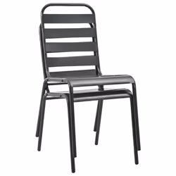 VidaXL 44257 chaise d'extérieur Terrace Acier Gris - Vue supplémentaire 7