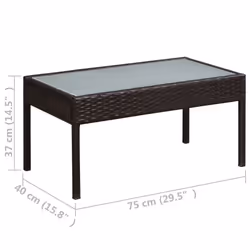 VidaXL 44184 ensemble de meubles de jardin - Vue supplémentaire 8