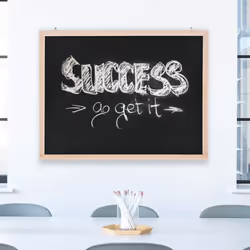Notre tableau noir mural est idéal pour afficher vos informations promotionnelles dans le cadre d'activités de marketing. C'e ...