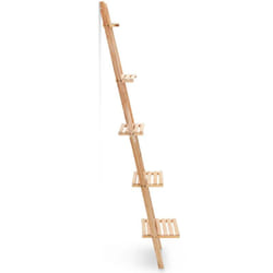 Vidaxl - tagère murale échelle bois de cèdre 41,5 x 30 x 176 cm