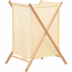 Gardez votre linge au même endroit avec notre panier à linge pliable ! Notre corbeille à linge présente un cadre en bois de c ...