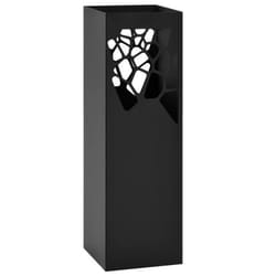vidaXL Porte-parapluie Pierres Acier Noir - TU