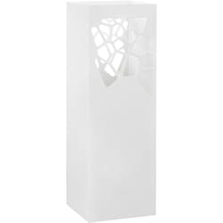 Vidaxl - Porte-parapluie Pierres Acier Blanc