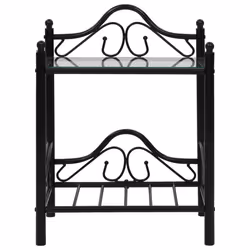 VidaXL 246727 Table de nuit et table de chevet Noir