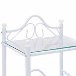 VidaXL 246728 Table de nuit et table de chevet Blanc - Vue supplémentaire 5