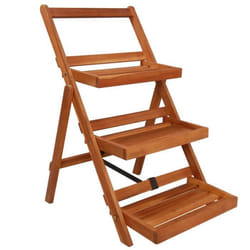 vidaXL Support de jardinière à 3 niveaux 50x63x80 cm Acacia solide - TU