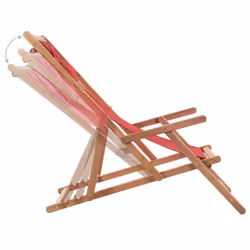 VidaXL 43995 chaise d'extérieur Terrace Siège rembourré Polyester Rouge - Vue supplémentaire 5