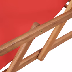 VidaXL 43995 chaise d'extérieur Terrace Siège rembourré Polyester Rouge - Vue supplémentaire 8