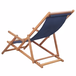 VidaXL 43996 chaise d'extérieur Terrace Siège rembourré Polyester Bleu