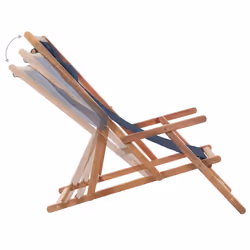 VidaXL 43996 chaise d'extérieur Terrace Siège rembourré Polyester Bleu - Vue supplémentaire 5
