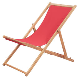 VidaXL 43999 chaise d'extérieur Terrace Siège rembourré Polyester Rouge