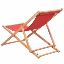 VidaXL 43999 chaise d'extérieur Terrace Siège rembourré Polyester Rouge