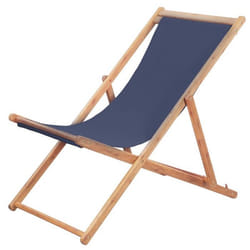 VidaXL 44000 chaise d'extérieur Terrace Siège rembourré Polyéthylène Bleu