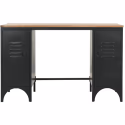 Description générale Ce bureau à double piédestal est un ajout intemporel à la décoration de votre bureau ou de votre étude.  ...