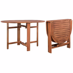 Description générale Cette table de salle à manger ovale en bois d'acacia massif dégage un charme rustique, parfaite pour ajo ...
