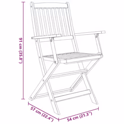 VidaXL 44056 ensemble de meubles de jardin - Vue supplémentaire 7
