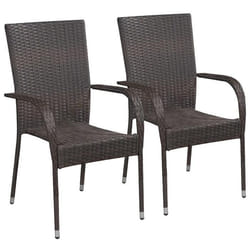 VidaXL 44237 chaise d'extérieur Terrace Polyuréthane, Acier Marron