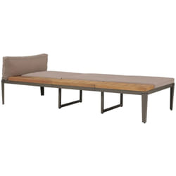 VidaXL 44249 chaise d'extérieur Linge Siège rembourré Bois d'acacia, Acier Marron
