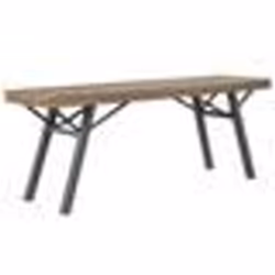 vidaXL Banc de jardin 120 cm Bois d'acacia solide - TU