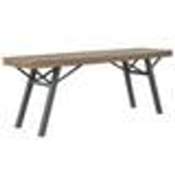 vidaXL Banc de jardin 120 cm Bois d'acacia solide - TU