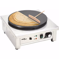 Notre crêpière électrique facilitera la préparation de vos délicieuses crêpes et pancakes . Elle est idéale pour les professi ...
