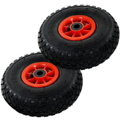 Vidaxl - Roues de diable 2 pcs Caoutchouc 3.00-4 (245x82)