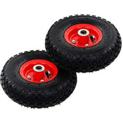 Vidaxl - Roues de diable 2 pcs Caoutchouc 3.00-4 (245x82)