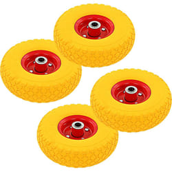 Vidaxl - Roues de diable 4 pcs pu solide 3.00-4 (245x82)
