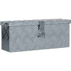 vidaXL Boîte en aluminium 48,5 x 14 x 20 cm Argenté - TU