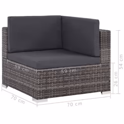 VidaXL 44425 ensemble de meubles de jardin - Vue supplémentaire 6