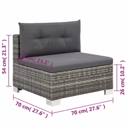 VidaXL 44426 ensemble de meubles de jardin - Vue supplémentaire 8