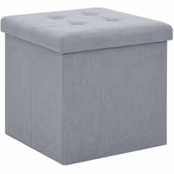 Notre tabouret de rangement polyvalent et doux a un design confortable qui conviendra à toute décoration intérieure. Il peut ...