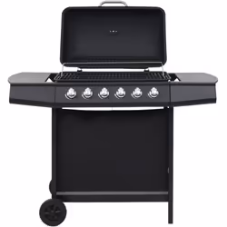 Ce barbecue au gaz est doté de 6 grandes zones de cuisson et il est idéal pour faire la fête en plein air avec votre famille  ...