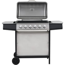 VidaXL 44278 Grill Chariot Gaz Noir, Argent 12000 W