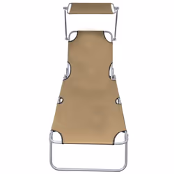 VidaXL 44292 chaise d'extérieur Linge Siège rembourré Polyester Taupe