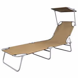 VidaXL 44292 chaise d'extérieur Linge Siège rembourré Polyester Taupe