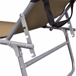 VidaXL 44292 chaise d'extérieur Linge Siège rembourré Polyester Taupe - Vue supplémentaire 6