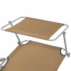 VidaXL 44297 chaise d'extérieur Linge Siège rembourré Polyester Taupe - Vue supplémentaire 5