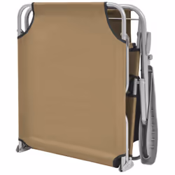 VidaXL 44297 chaise d'extérieur Linge Siège rembourré Polyester Taupe - Vue supplémentaire 6