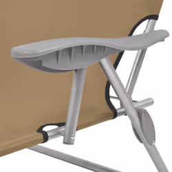 VidaXL 44297 chaise d'extérieur Linge Siège rembourré Polyester Taupe - Vue supplémentaire 7