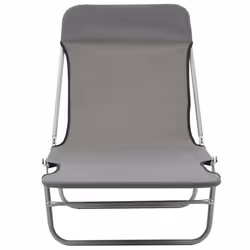 VidaXL 44302 chaise d'extérieur Linge Polyester Gris - Vue supplémentaire 4