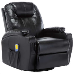 VidaXL 246635 Fauteuil massant électrique Noir
