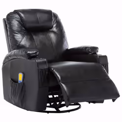 VidaXL 246635 Fauteuil massant électrique Noir - Vue supplémentaire 4