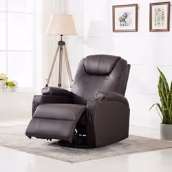 VidaXL 246636 Fauteuil massant électrique Marron - Vue supplémentaire 2