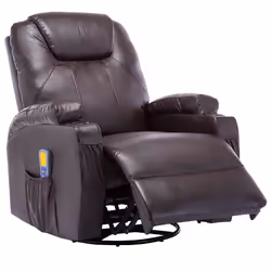 VidaXL 246636 Fauteuil massant électrique Marron - Vue supplémentaire 4