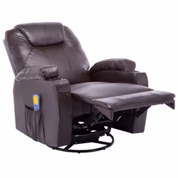 VidaXL 246636 Fauteuil massant électrique Marron - Vue supplémentaire 5