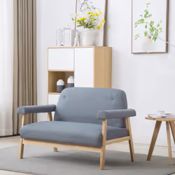 VidaXL 246643 canapé 2 siège(s) Gris