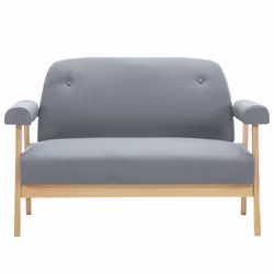 VidaXL 246643 canapé 2 siège(s) Gris